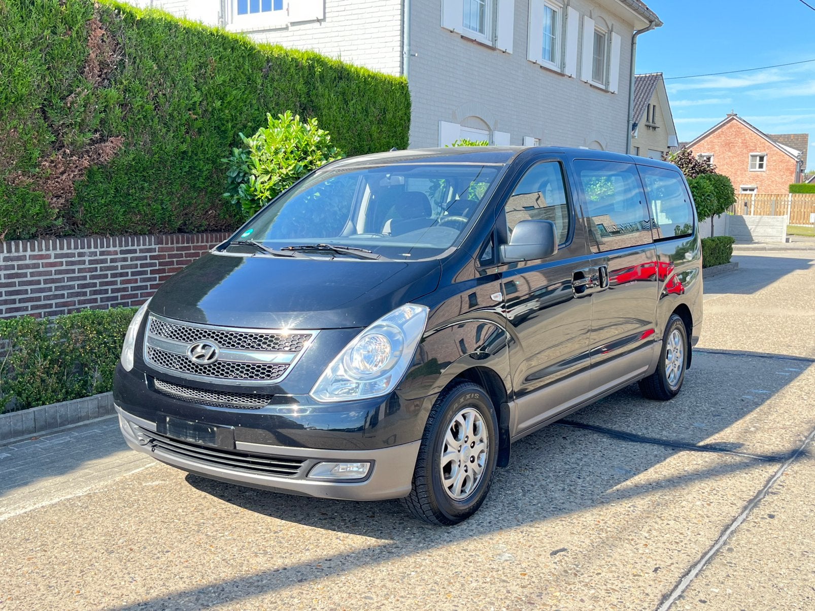 Hyundai H-1 2.5 Diesel 9 plaatsen – Airco – 220.000 km, Autos, Euro 5, Achat, Entreprise, Air conditionné