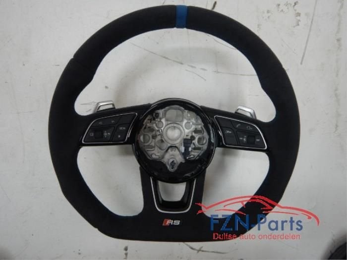 Audi RS3 8Y Stuur Alcantara MF+F1 Blauw Stiksel, Auto-onderdelen, Ophalen of Verzenden, Gebruikt