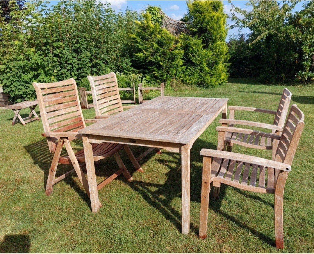 Mobilier de jardin en teck, Enlèvement