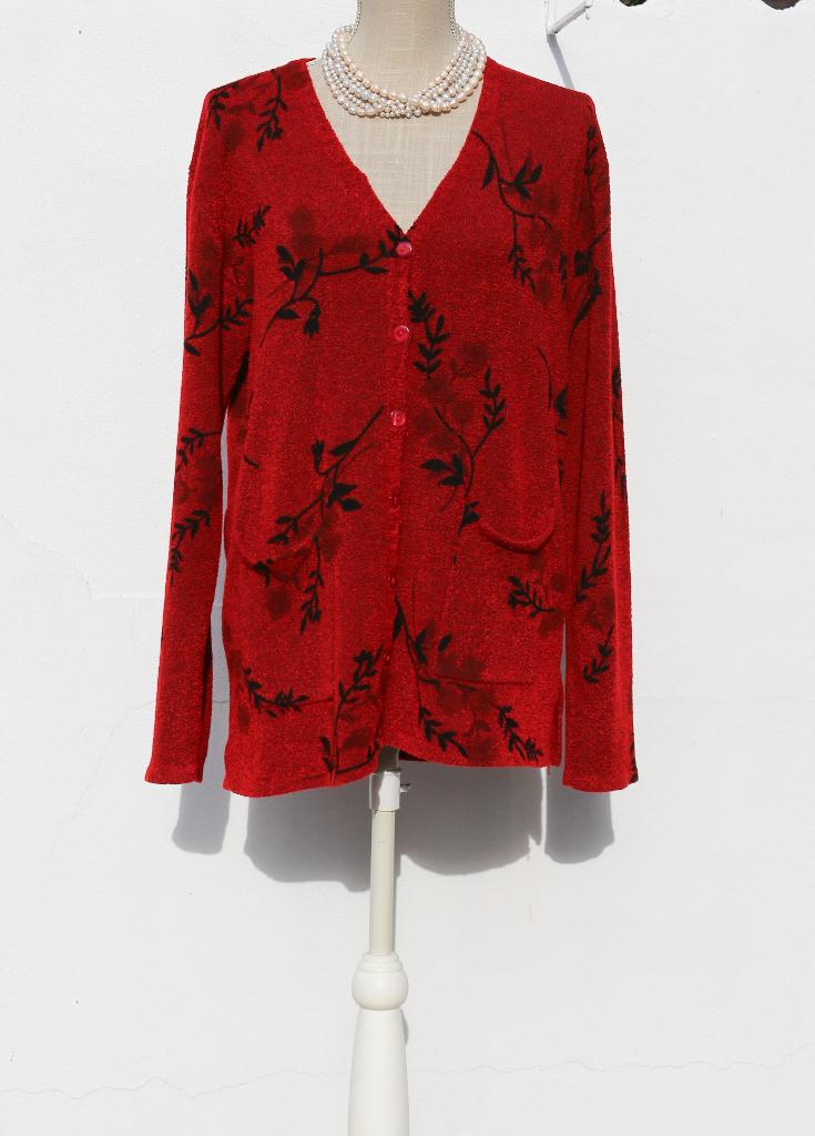 XL rood vest, Ophalen of Verzenden, Zo goed als nieuw, Maat 42/44 (L), Rood