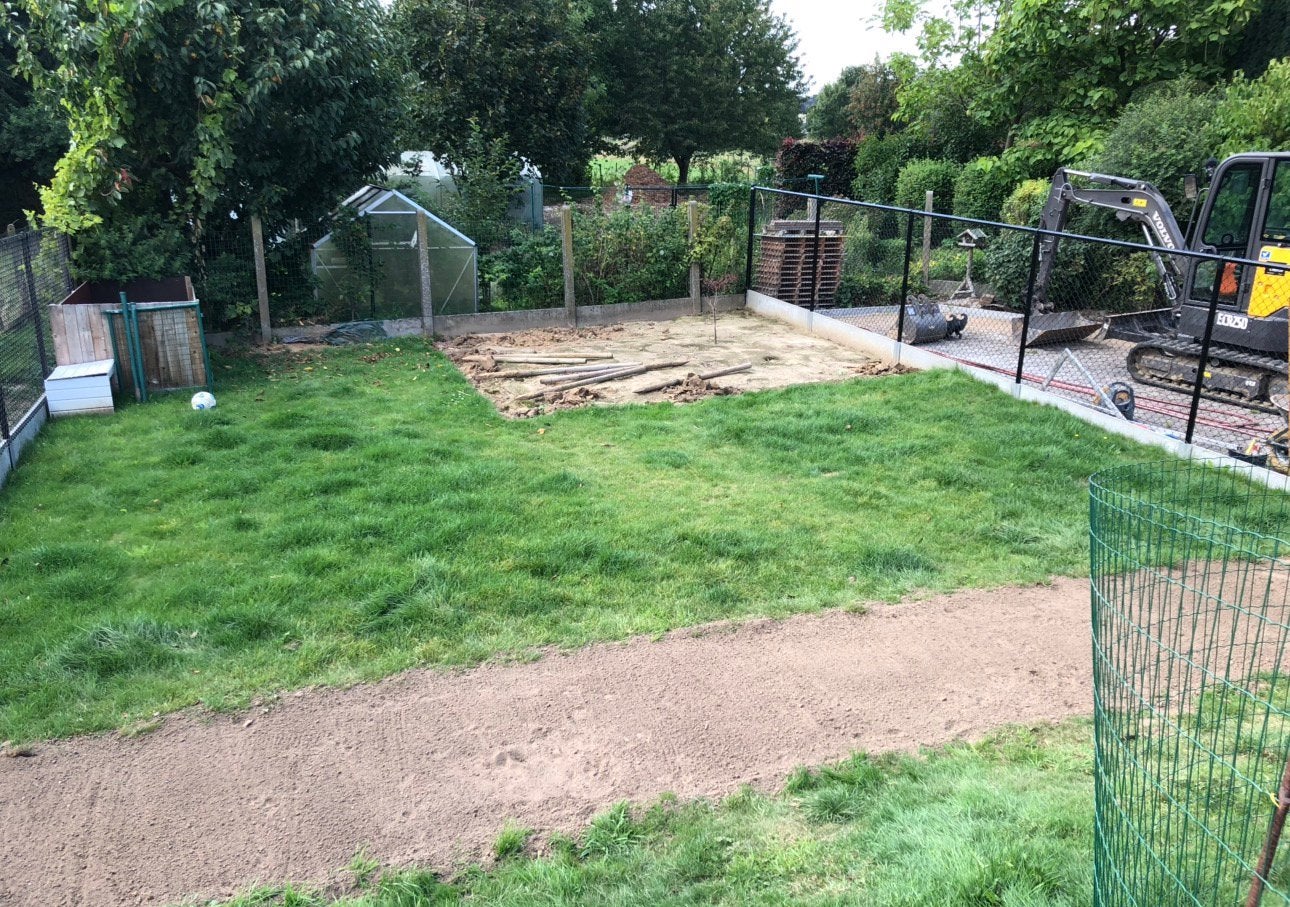 Afsluiting en poortje, Tuin en Terras, Gaas en Draad, Zo goed als nieuw, Gaas, 10 tot 20 meter, Ophalen