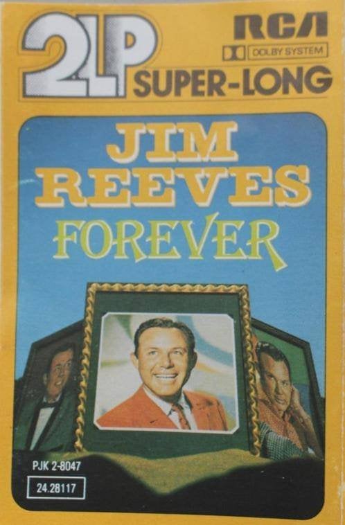 muziekcassette Jim Reeves forever - super long, Gebruikt, 1 bandje, Ophalen of Verzenden, Origineel