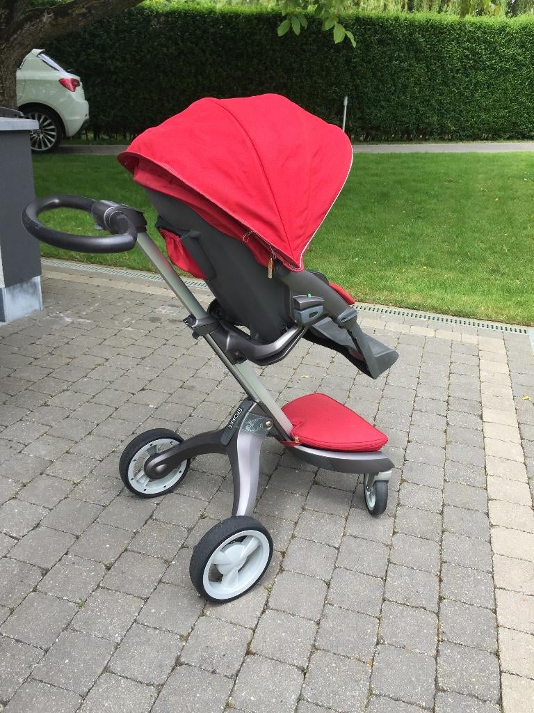 Stokke Kinderwagen, Kinderen en Baby's, Gebruikt, Verstelbare duwstang, Ophalen, Kinderwagen