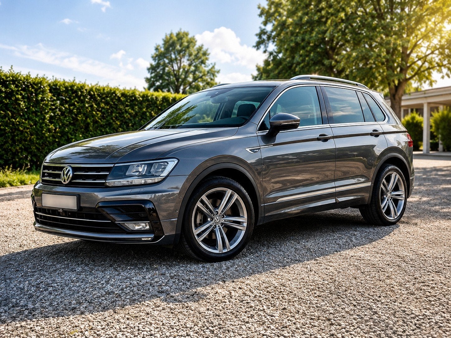 R-line VW Tiguan 2017 123.000 km, Auto's, Voorwielaandrijving, Stof, Euro 6, 4 cilinders