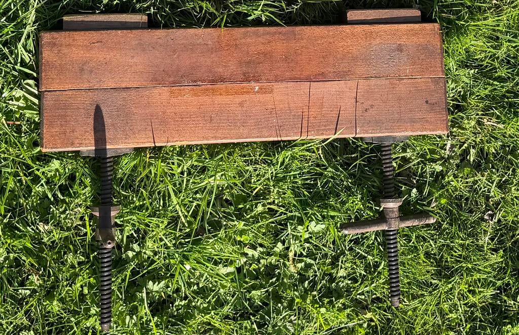 Houten boekbinderspers/ boekbindklem, Ophalen of Verzenden, Zo goed als nieuw