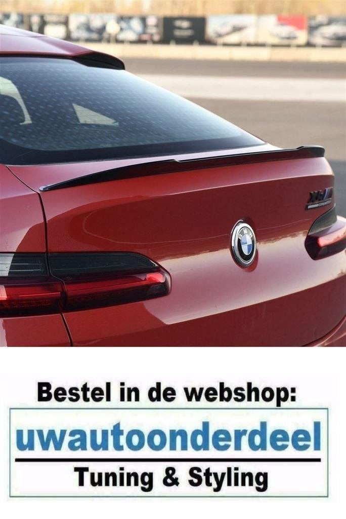 Achterklep Spoiler Kofferklep Glans Zwart Voor BMW X4 G02, Verzenden