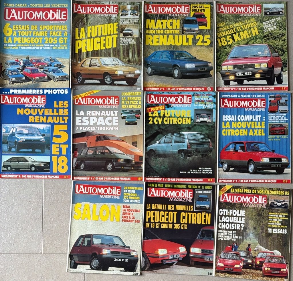 L'Automobile Magazine 1984, Enlèvement ou Envoi, Général, L'Automobile Magazine, Utilisé