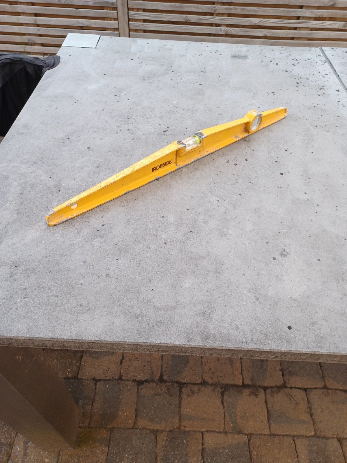 Waterpas professionele IRONSIDE 60cm prijs 5euro, Enlèvement, Niveau à bulle