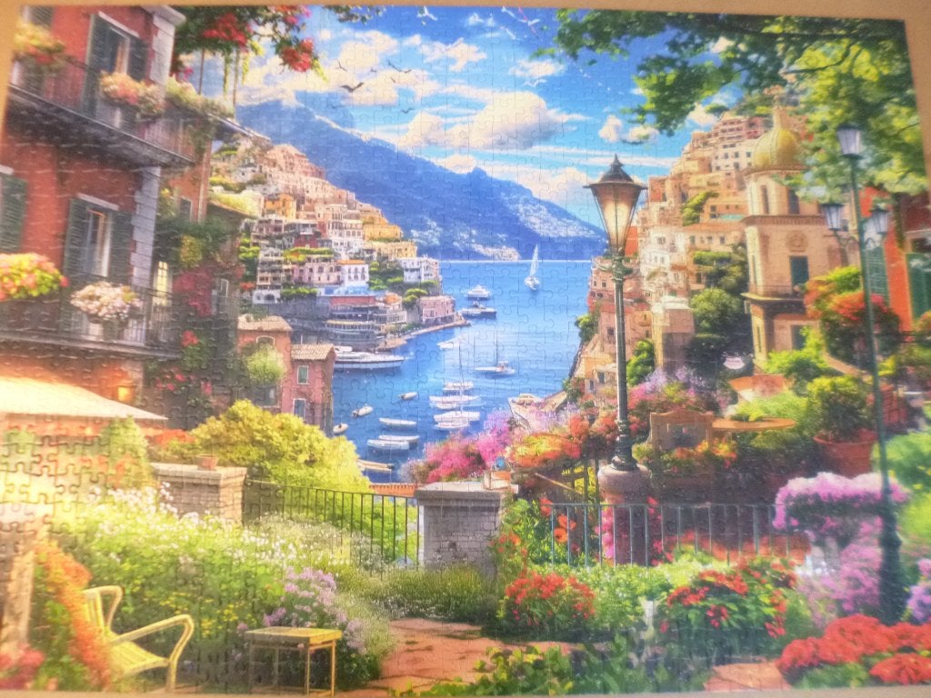 Puzzel 1000 stukjes, Hobby en Vrije tijd, Denksport en Puzzels, Ophalen of Verzenden, Zo goed als nieuw