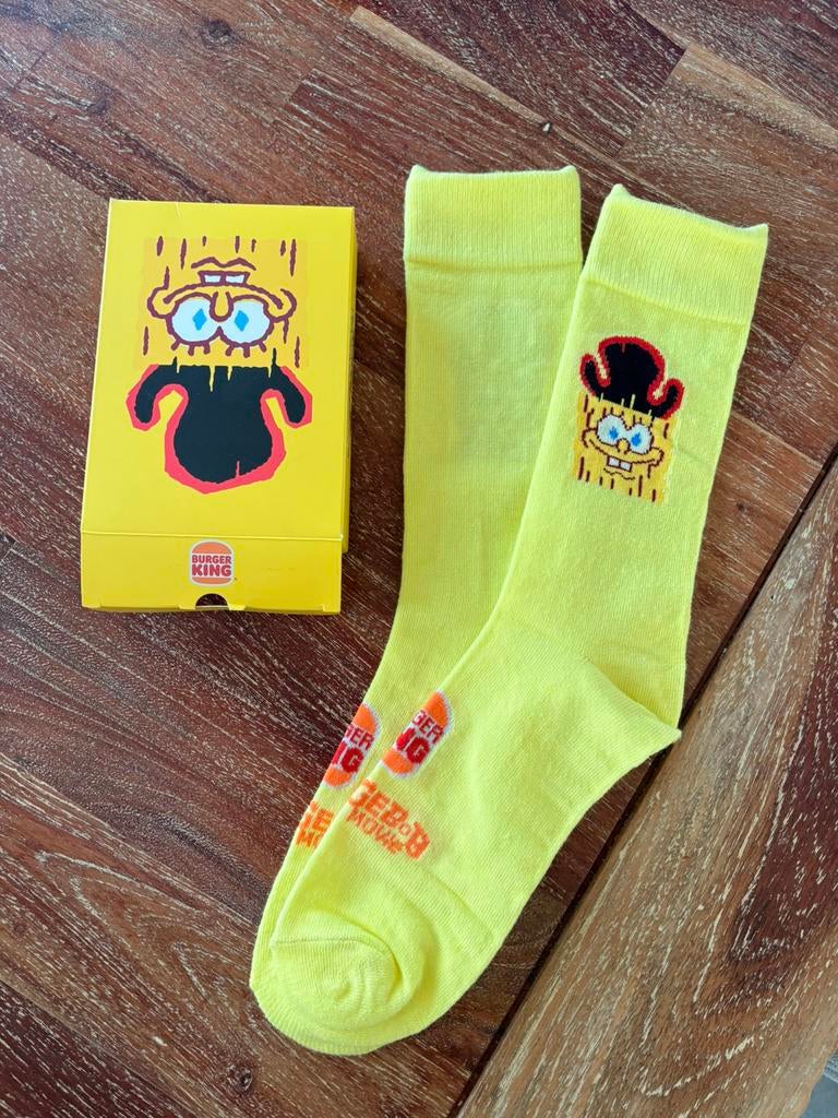 Chaussettes collector bob l’éponge, Enlèvement ou Envoi, Neuf, Taille 39 à 42, Autres couleurs