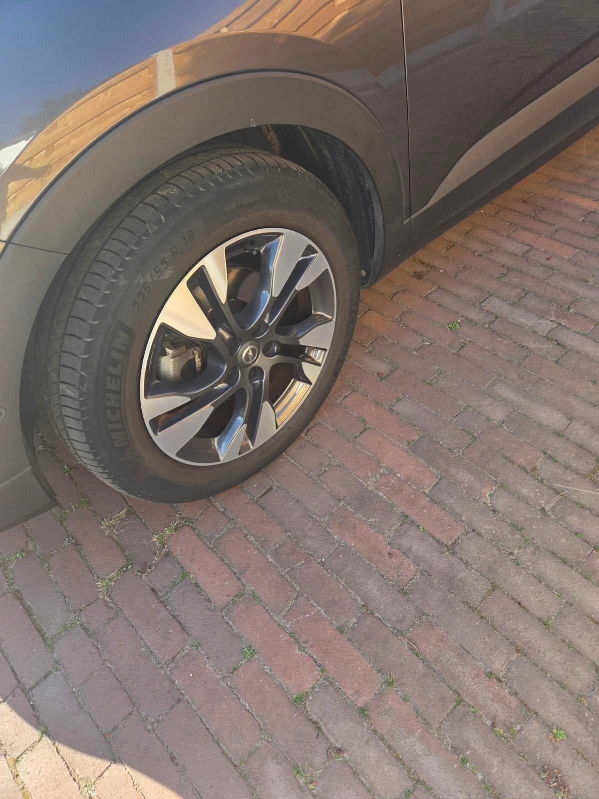 grandland x innovation, Auto's, Bruin, Leder en Stof, 96 kW, 5 deurs