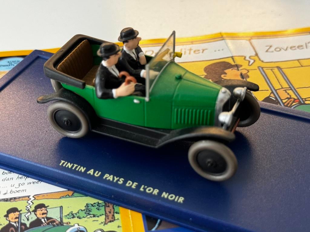 Kuifje auto 1:43 de Citroën torpedo uit album Zwarte goud, Enlèvement ou Envoi, Tintin, Comme neuf