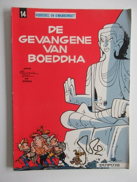 robbedoes...nr.14...de gevangene van boeddha, Ophalen of Verzenden, Zo goed als nieuw