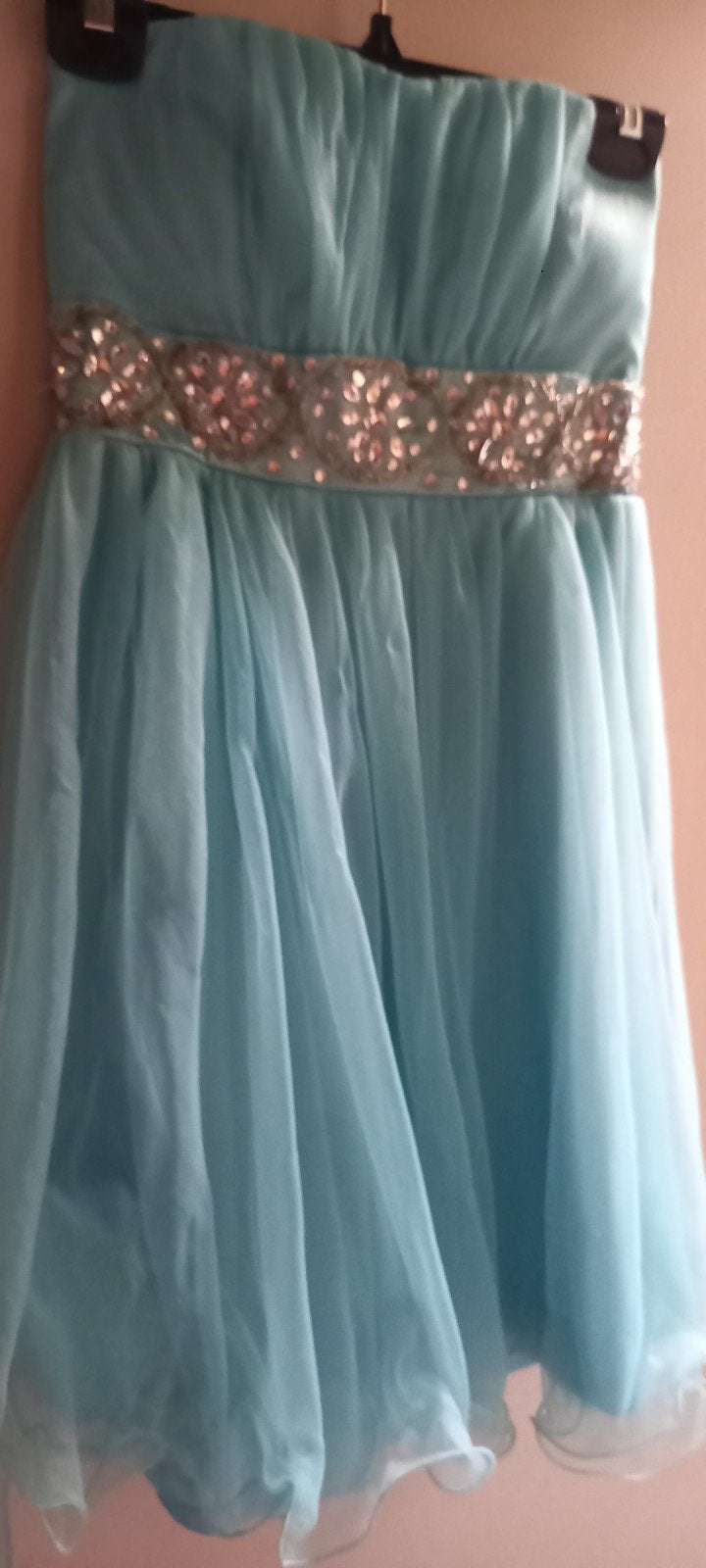 Robe bustier    Ethina     S, Kleding | Dames, Jurken, Blauw, Maat 36 (S), Gedragen, Boven de knie