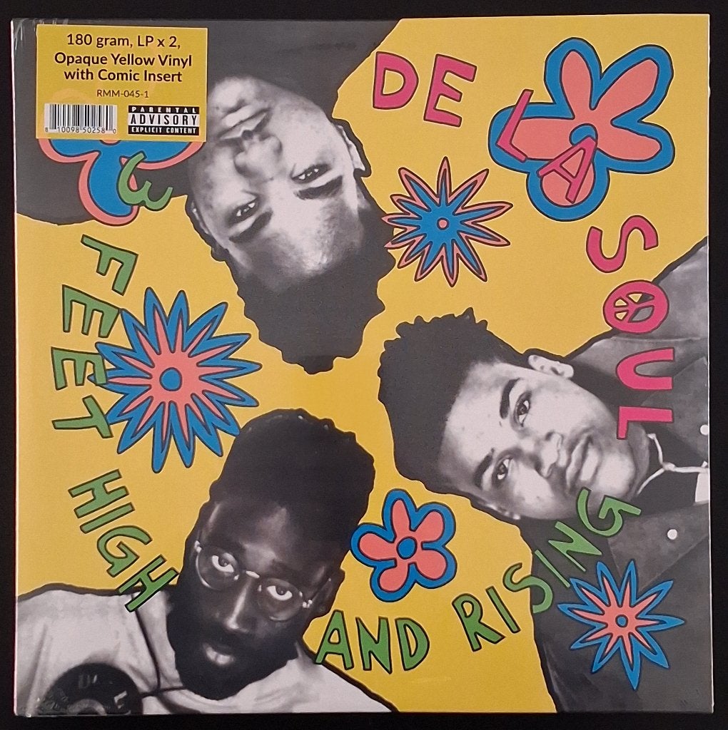 2LP De La Soul ‎- 3 Feet High And Rising (Yellow Vinyl) New, Cd's en Dvd's, Ophalen of Verzenden, Nieuw in verpakking, 12 inch