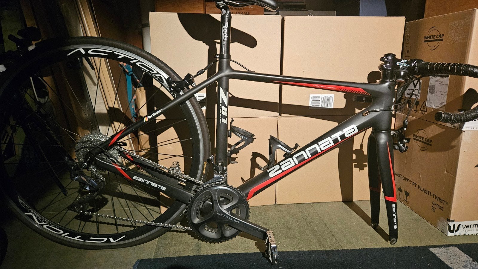 Zannata Z81 Race, Gebruikt, Carbon, Velgrem, 49 tot 53 cm