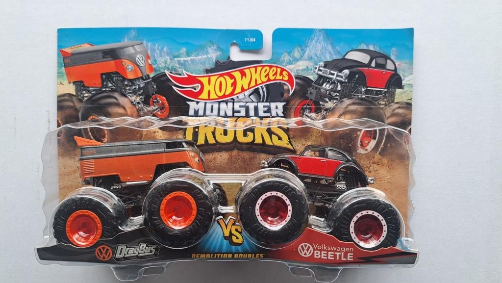 Vw beetle combi hotwheels monster trucks, Enlèvement ou Envoi, Neuf, Voiture