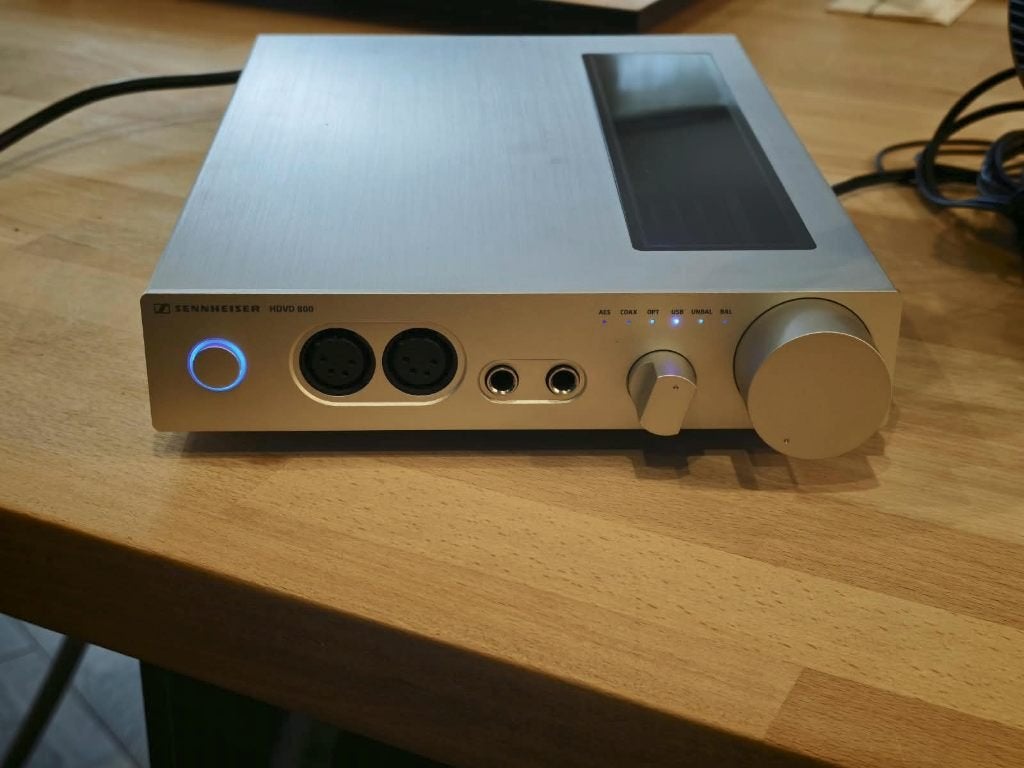 Ampli casque Sennheiser HDVD 800 avec DAC intégré, Enlèvement, Comme neuf