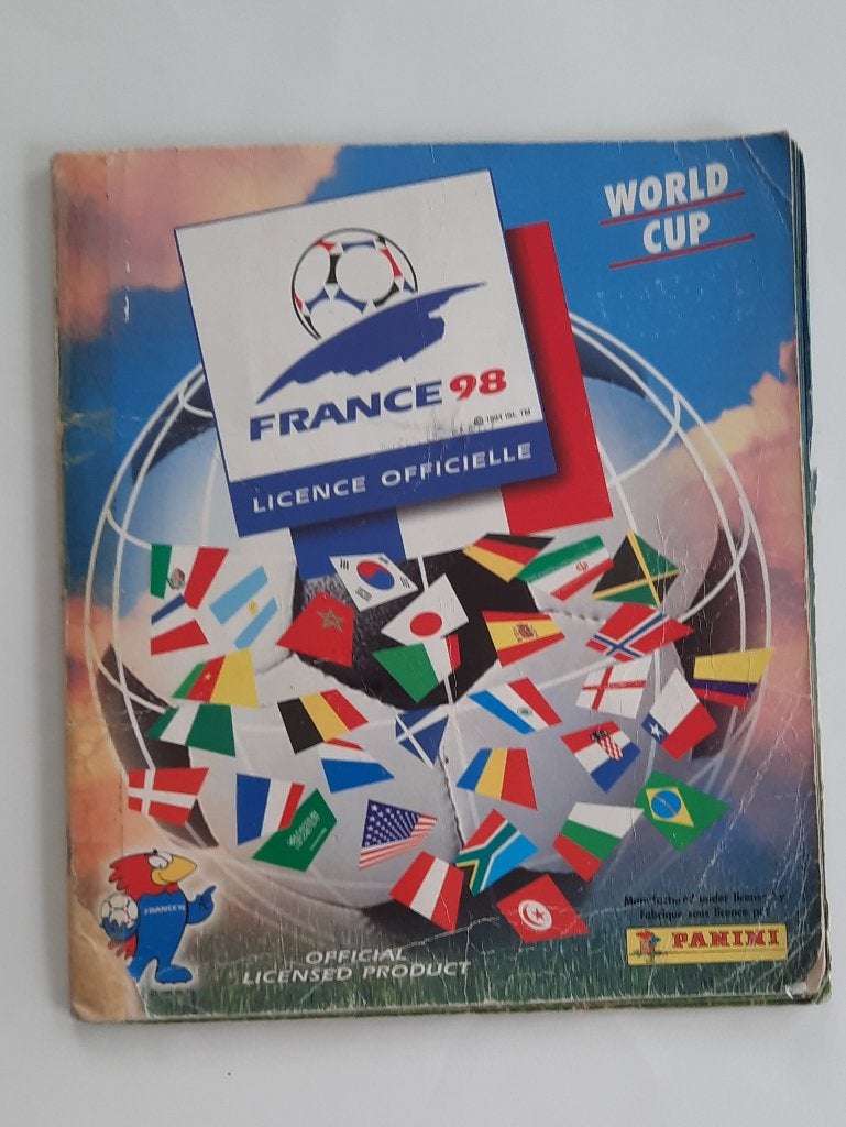 Panini World cup France 98, Enlèvement ou Envoi, Utilisé, Autocollant