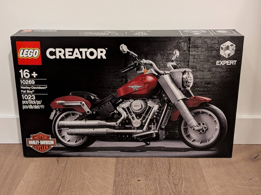 Lego Harley-Davidson Fat Boy (10269), Ophalen, Nieuw, Inclusief instructies, Lego