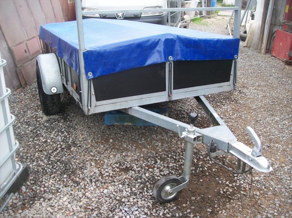 volledig vernieuwde aanhangwagen met bache/zeil, Auto diversen, Aanhangers en Bagagewagens, Ophalen, Gebruikt