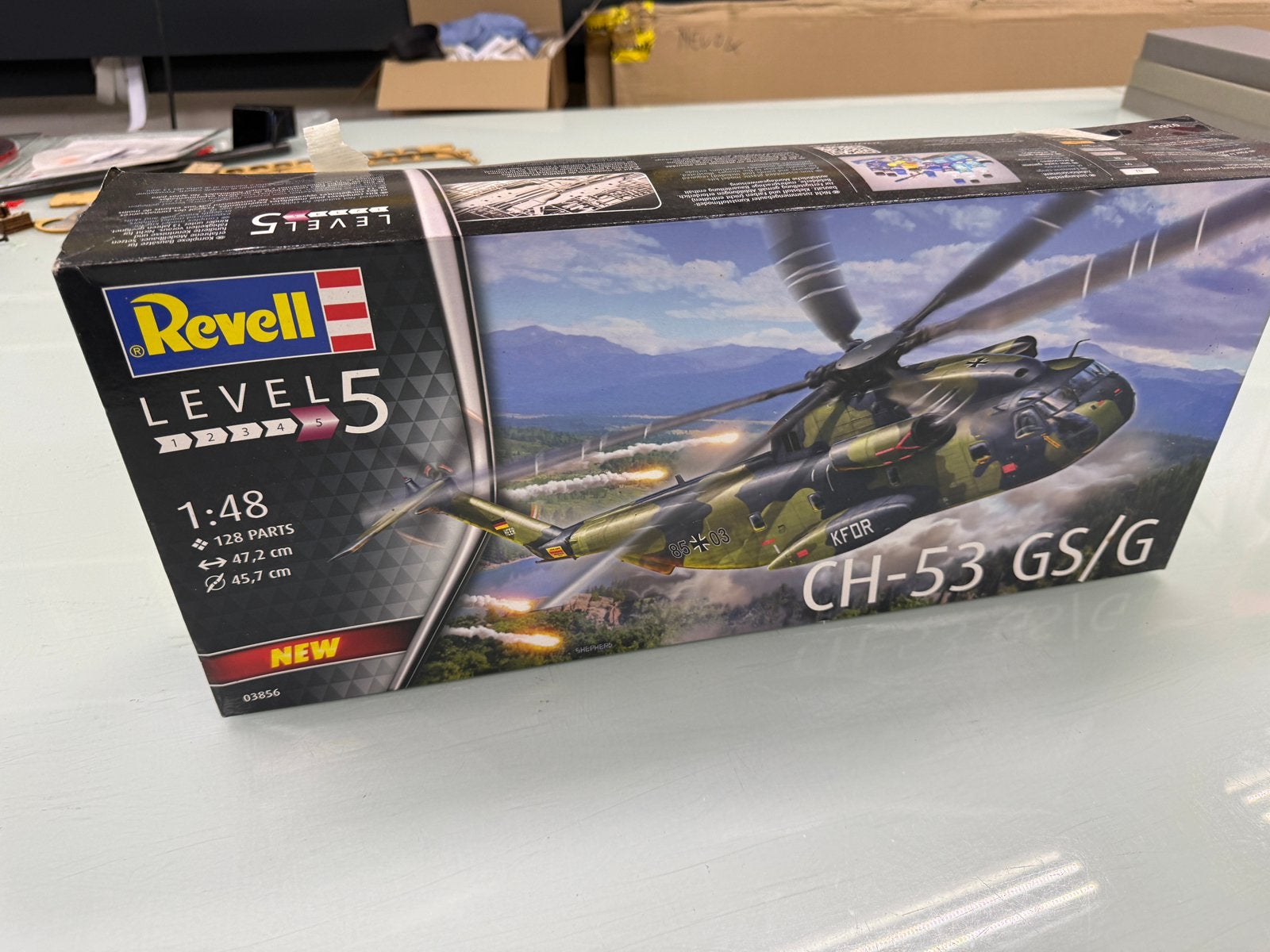 Ch-53 helikopter Revell bouwdoos, Ophalen, Nieuw, Helikopter, Revell