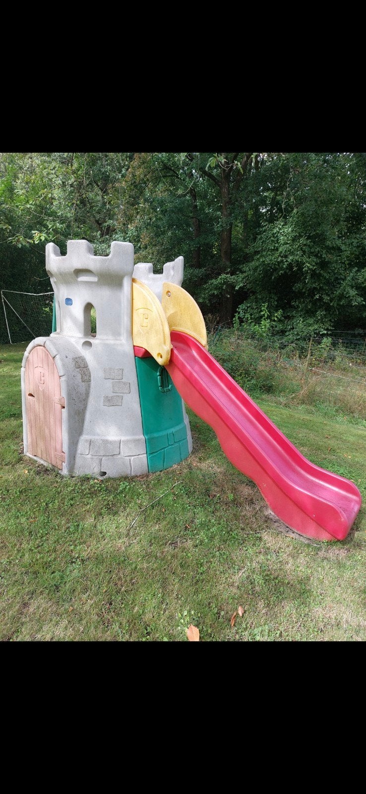 Jeu extérieur château, Kinderen en Baby's, Speelgoed | Buiten | Speeltoestellen, Ophalen, Glijbaan