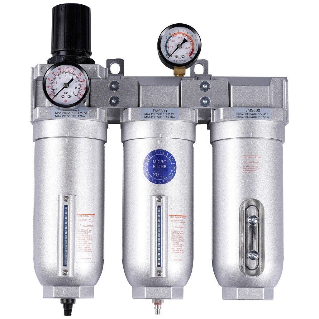 3-Stage lucht filter droger systeem 1/2 inch, Verzenden