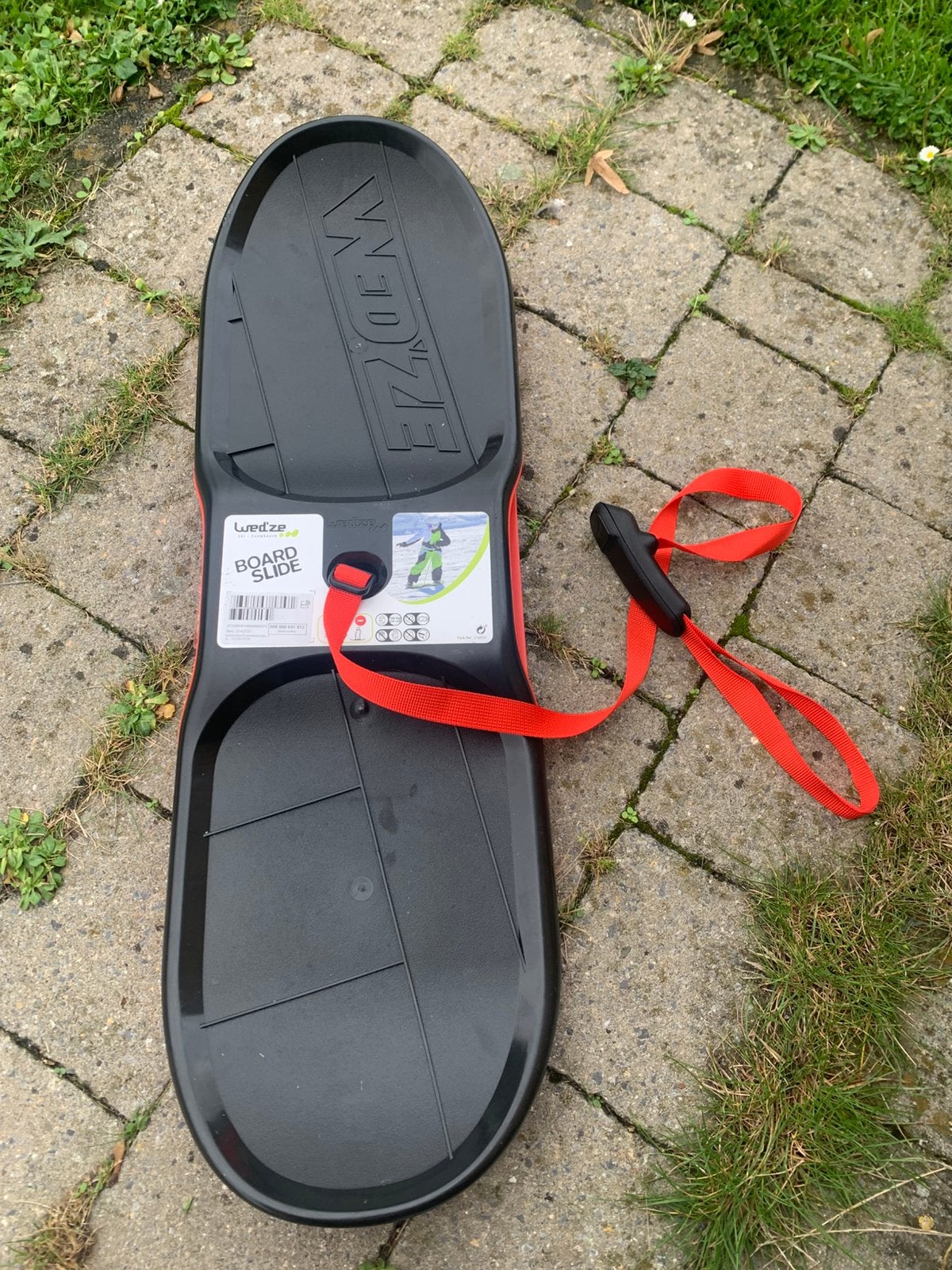 Wed'ze Boardslide noir/rouge —NOUVEAU— autocol. originaux, Enlèvement, Neuf