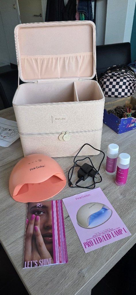 Volledige starterset Pink Gellac, Ophalen of Verzenden, Zo goed als nieuw, Overige typen