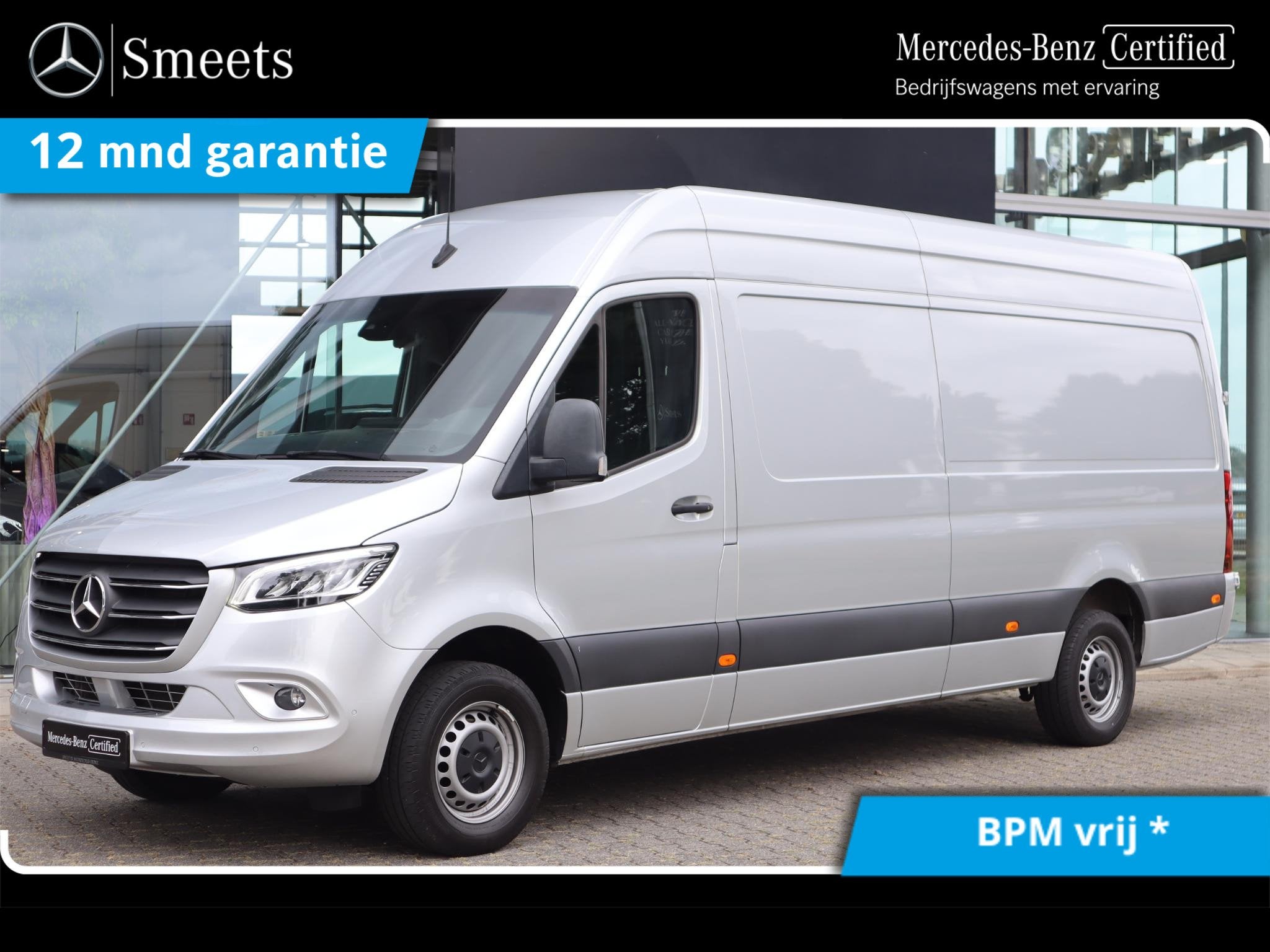 Mercedes-Benz Sprinter 317 CDI L3 SELECT LED DISTRONIC STAND, Auto's, Bestelwagens en Lichte vracht, Automaat, 4 cilinders, 2000 kg