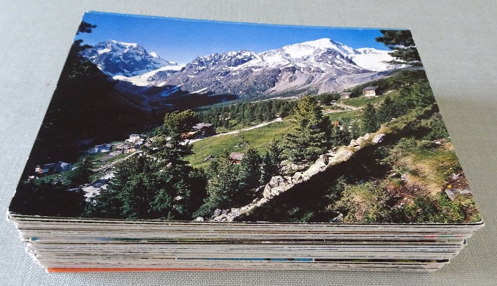 84 POSTKAARTEN VAN HET KANTON VALAIS, ZWITSERLAND, Collections, Cartes postales | Étranger, Envoi, Affranchie, Europe autre