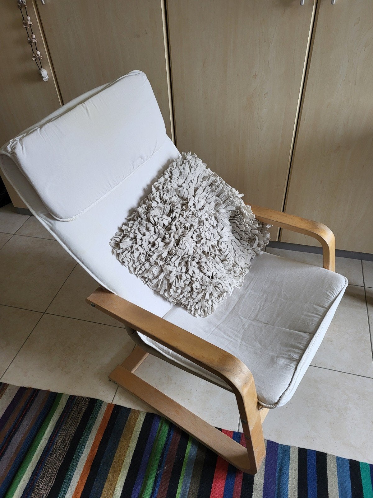 Ikea poang zetel, Ophalen