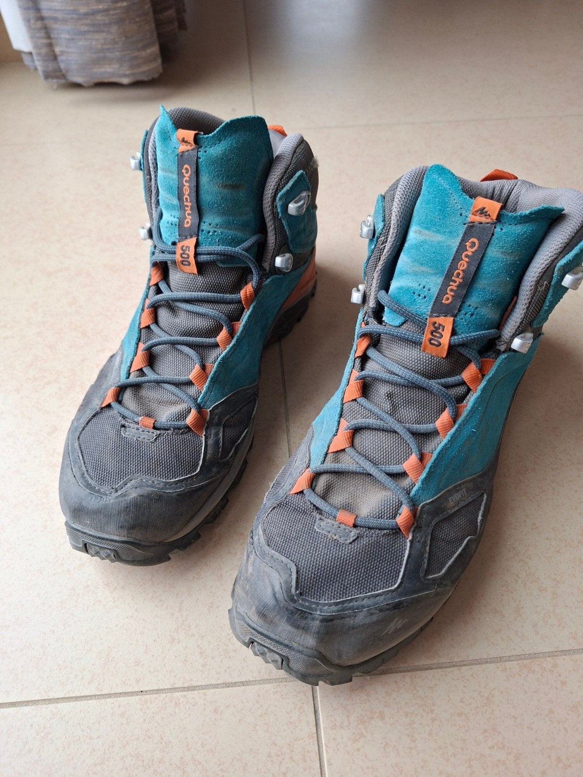 chaussures randonnée Quechua 500 homme, Sports & Fitness, Enlèvement, Utilisé, Chaussures