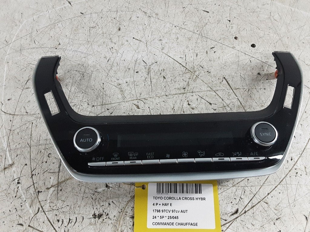 BEDIENINGSPANEEL VERWARMING Corolla Cross (5590016531), Gebruikt, Kundenbetreuung@toyota.de, Toyota, Toyota-Allee 2
50858  Köln, DE