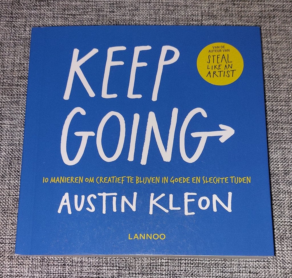 Boek Keep Going (Austin Kleon), Boeken, Kunst en Cultuur | Beeldend, Ophalen of Verzenden, Nieuw, Overige onderwerpen
