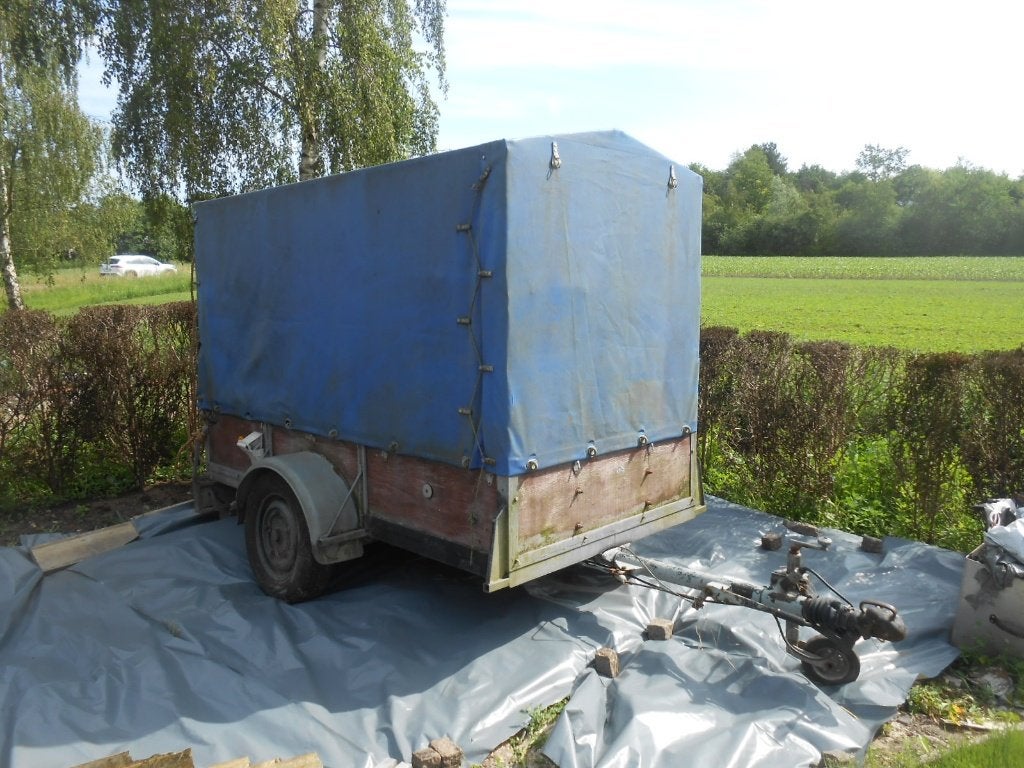 restoratie project remork, Ophalen, Gebruikt