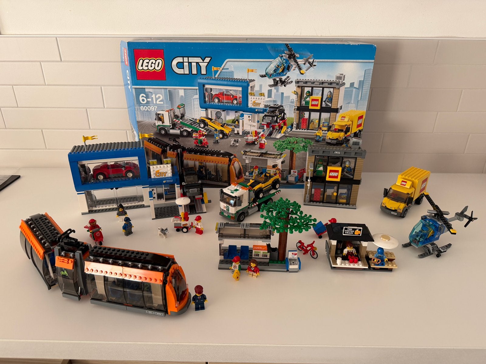 Lego 60097 stadsplein, Lego, Ophalen of Verzenden, Compleet, Complete set