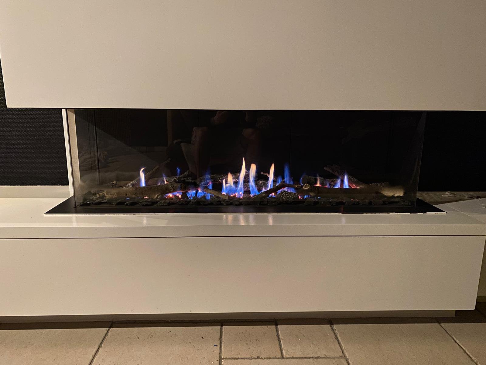 Inbouw gashaard kalfire, Enlèvement, Utilisé, Encastré, Cheminée au gaz