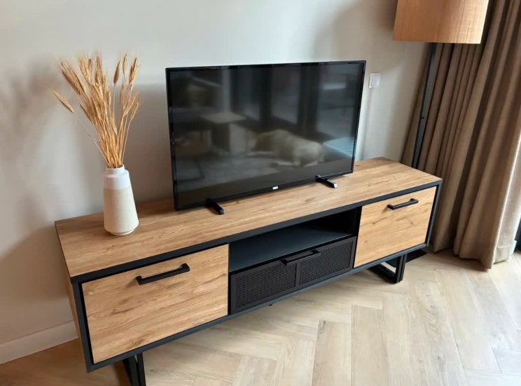 Avalon lowboard TV meubel - Henders en Hazel, Maison & Meubles, Enlèvement ou Envoi, Comme neuf