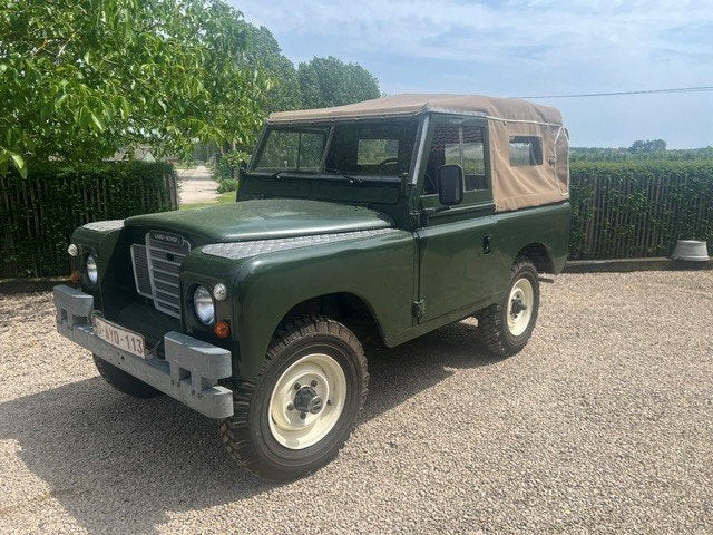 land rover serie 3, Auto's, Zwart, 4 cilinders, Handgeschakeld, Vierwielaandrijving