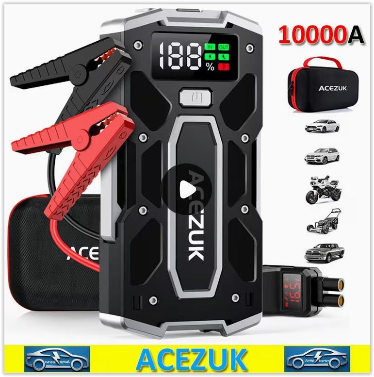 Démarreur de voiture 10000A et booster de batterie avec  bat, Autos : Pièces & Accessoires, Enlèvement ou Envoi, Neuf, Autres marques automobiles