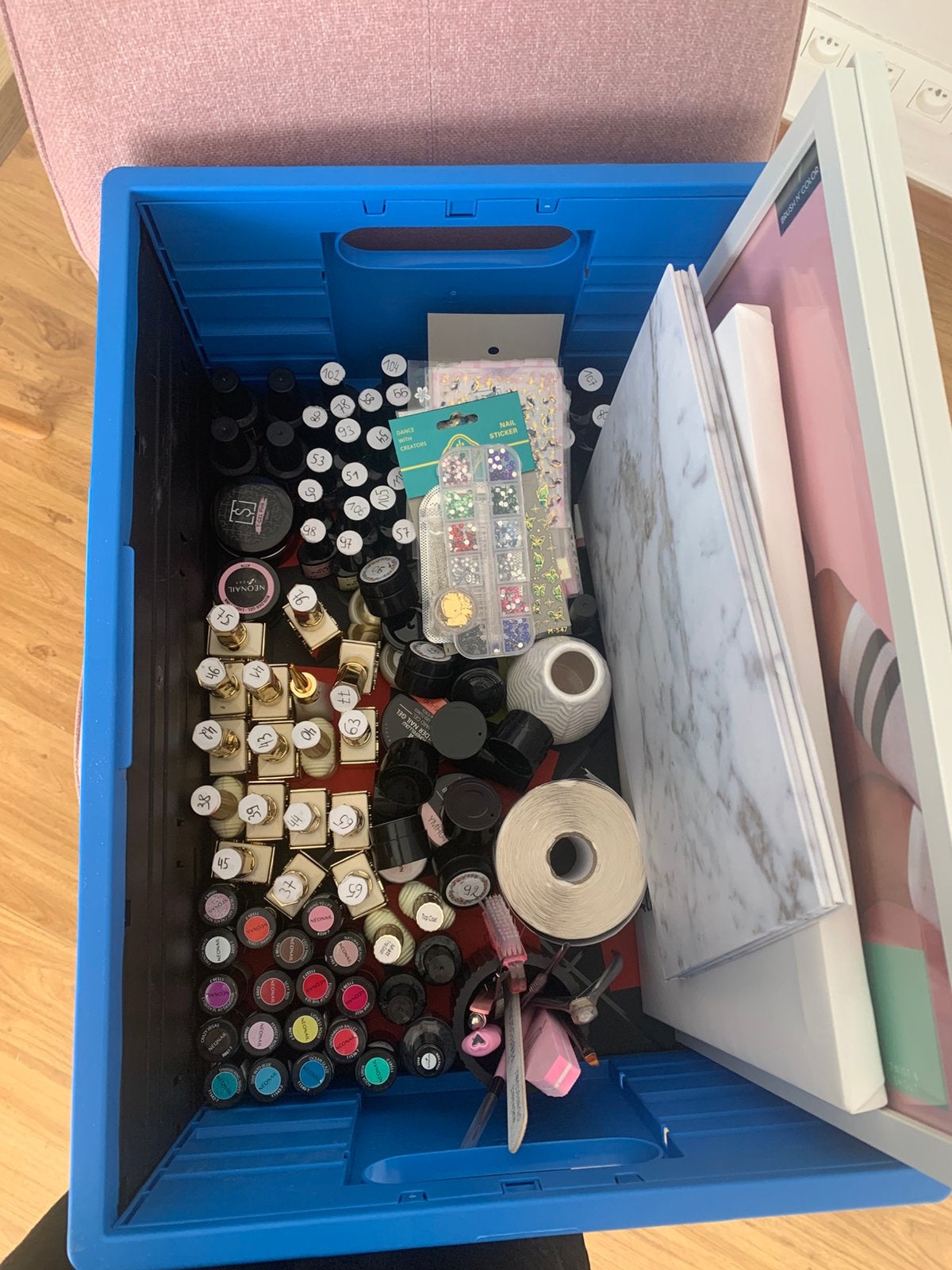 Nagel spullen, Handtassen en Accessoires, Uiterlijk | Cosmetica en Make-up, Ophalen, Gebruikt, Handen en Nagels