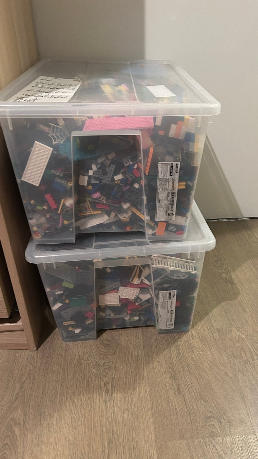 Grote partij LEGO – 2 volle dozen – circa 10 à 15 kg, Ophalen, Gebruikt, Overige merken