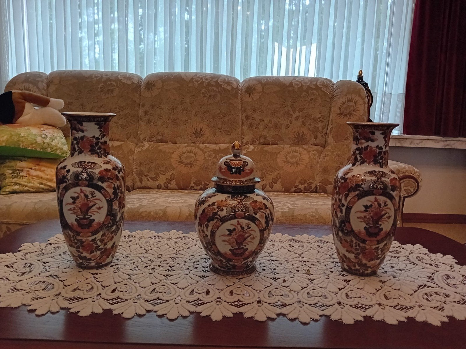 Set van 3 vazen, Antiquités & Art, Antiquités | Accessoires de maison, Enlèvement