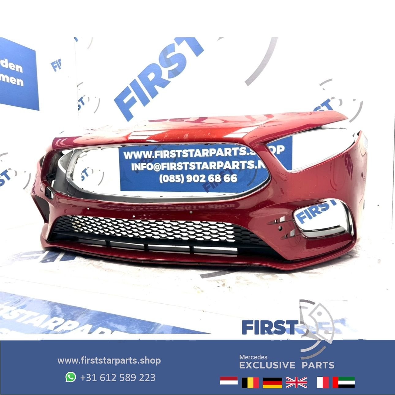 W177 AMG BUMPER Mercedes A Klasse A1778856100 VOORBUMPER 201, Gebruikt, -, Voor, Ophalen of Verzenden