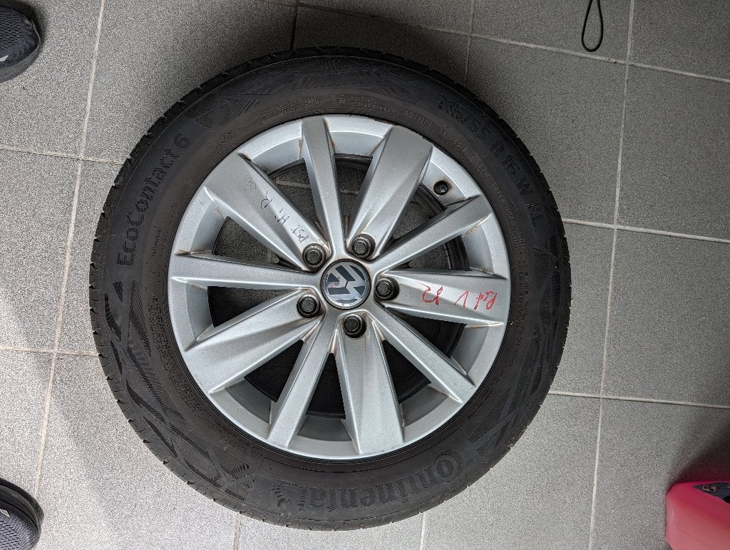 4 aluminium velgen met banden te verkopen, Auto-onderdelen, Banden en Velgen, Ophalen, Overige, 16 inch, Banden en Velgen