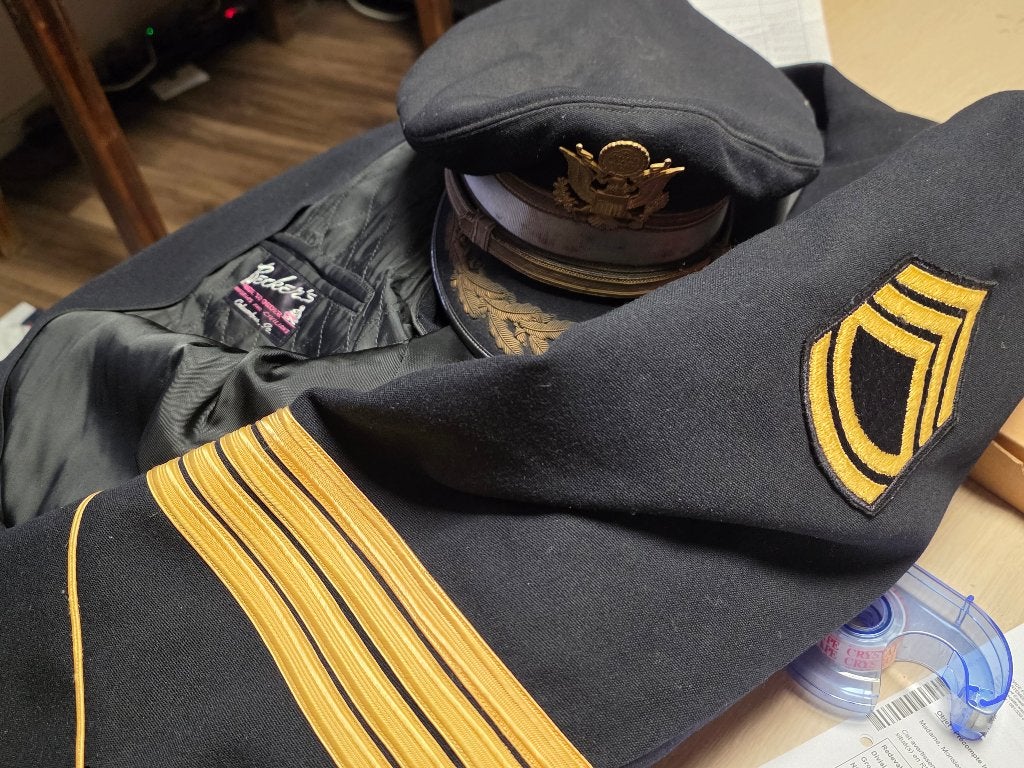 UNIFORME COSTUME MILITAIRE US ORIGINAL, Collections, Enlèvement ou Envoi, Armée de terre, Vêtements ou Chaussures