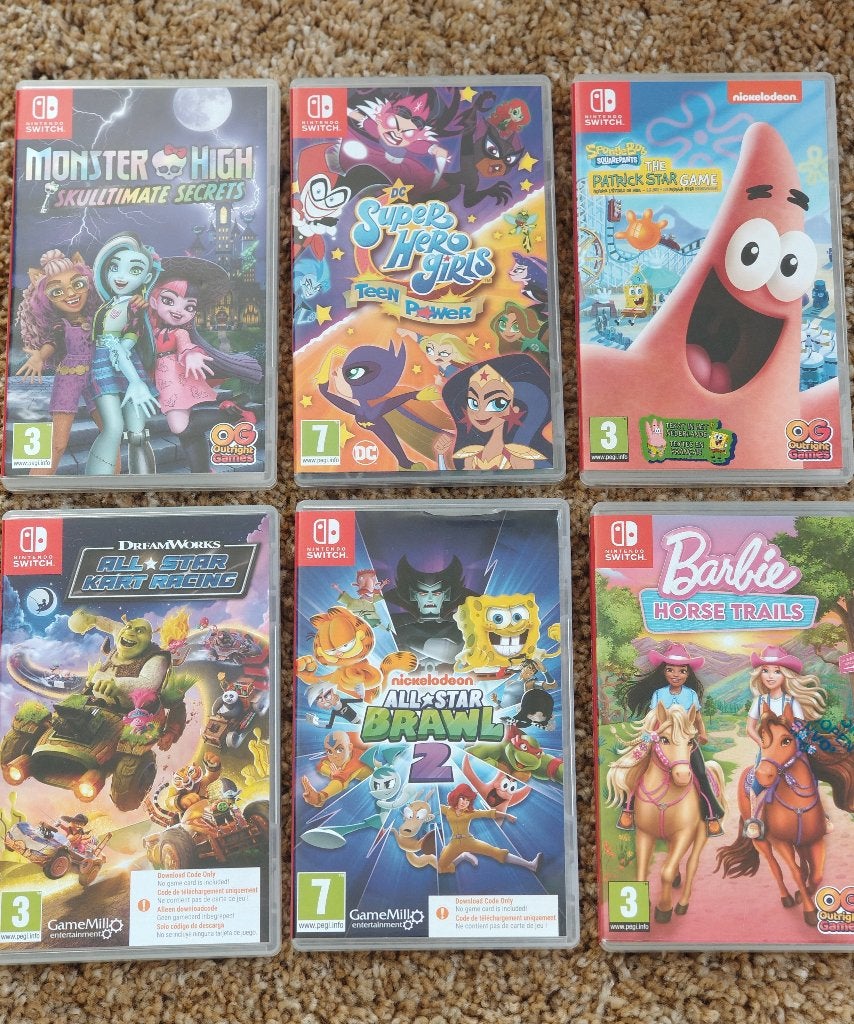 Nintendo switch spellen, Enlèvement ou Envoi, À partir de 7 ans, Comme neuf, Autres genres
