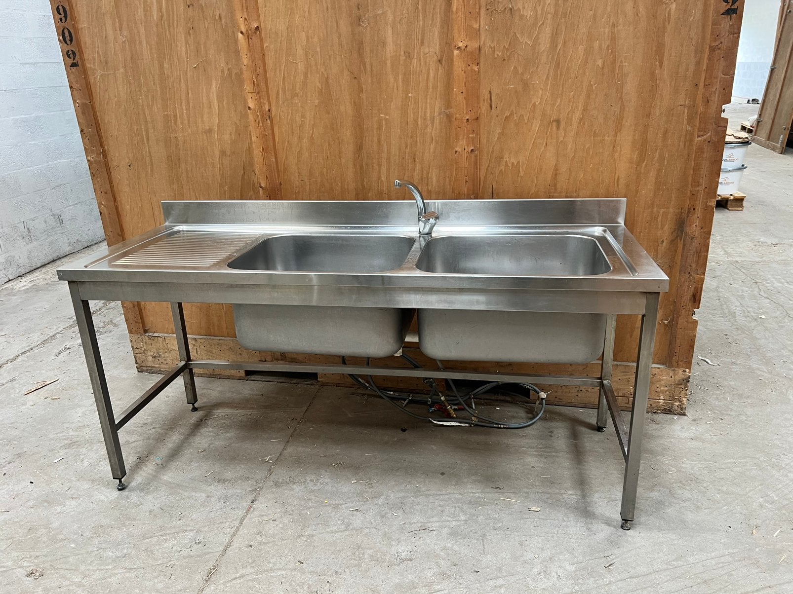 Plonge inox, Enlèvement, Utilisé, Mobilier en inox